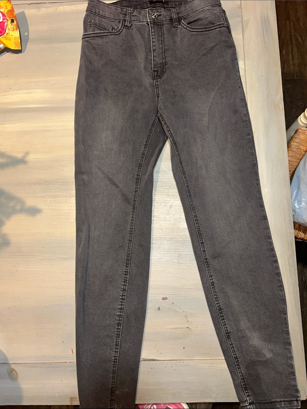 Buffalo David Bitton Women’s Charcoal High Rise Skinny Jeans Size 27